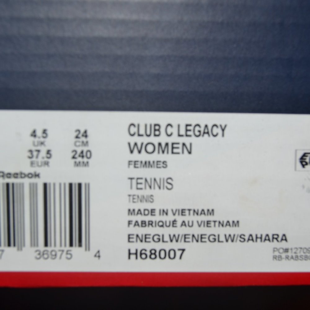 NWT Reebok Classic C Legacy Size 7 - bright yellow - LOWEST PRICE! - Picture 4 of 8